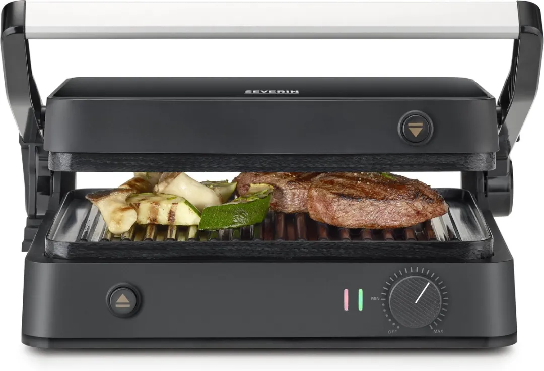 Severin KG 2398 Contactgrill - Keramisch - 1800W - Zwart