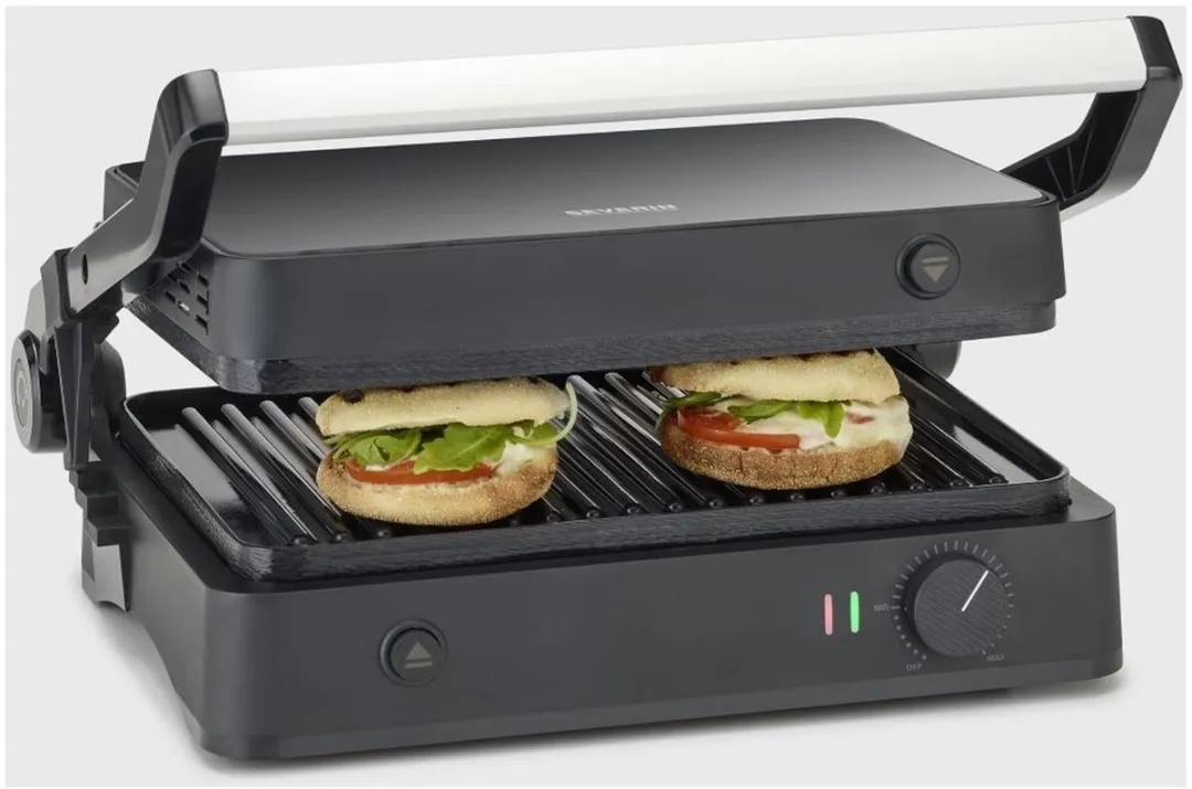 Severin KG 2398 Contactgrill - Keramisch - 1800W - Zwart