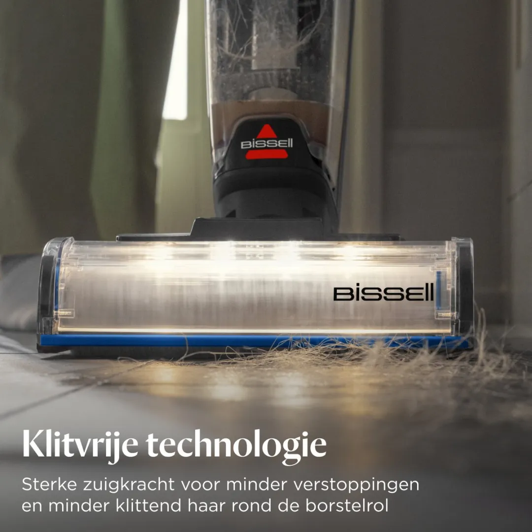 BISSELL CrossWave OmniFind 4007N Draadloze Stofzuiger/Dweil - 2-in-1 - Zwart/Grijs