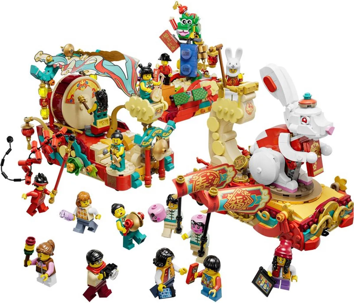 LEGO Chinees Nieuwjaar Parade 80111 - 1579 Stukken - Meerkleurig