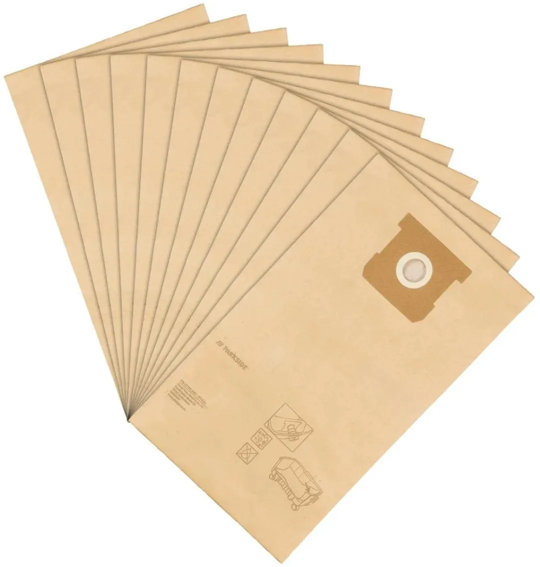 PARKSIDE Stofzuigerzakken 20V - 12 Stuks