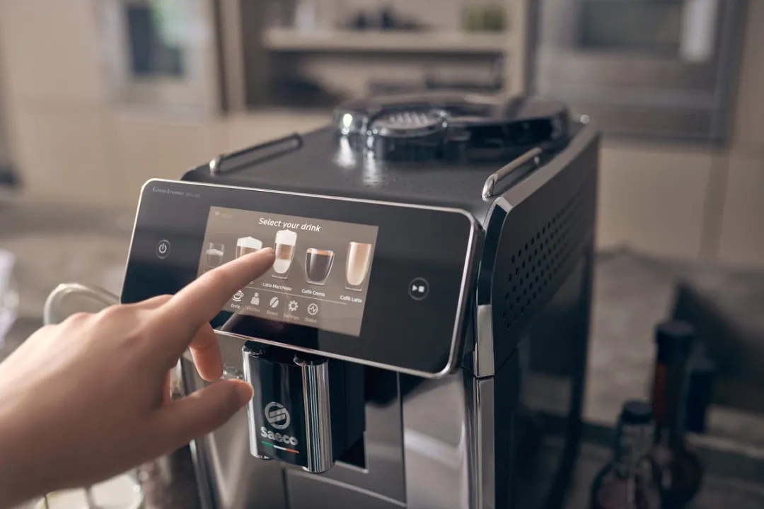 Saeco GranAroma Deluxe SM6685/00 Volautomatische Espressomachine - 18 Drankjes - Zwart - afbeelding 6 van 6