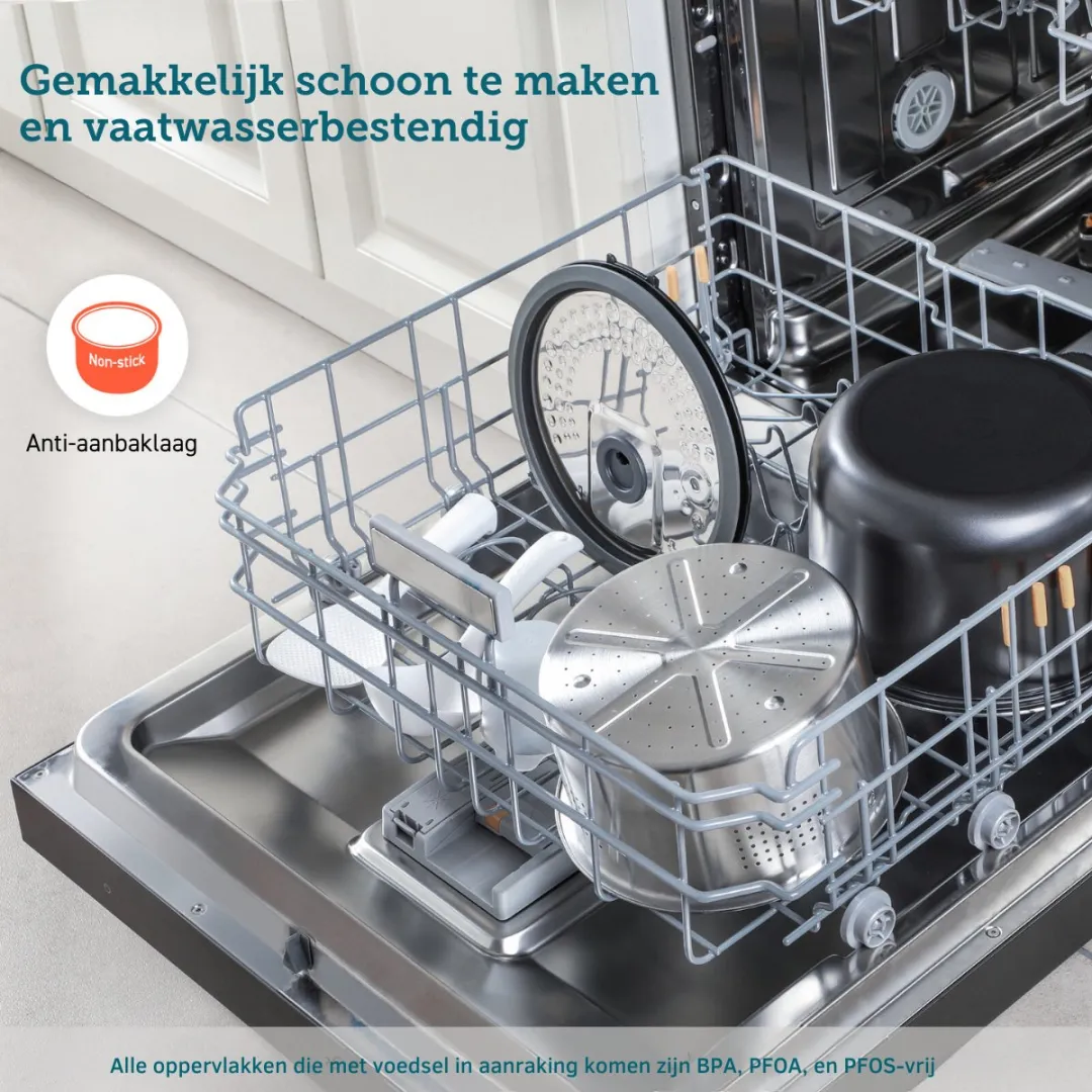 Cosori CRC-R501-KEU Rijst/Multicooker 5L - 8 Programma's - Zwart