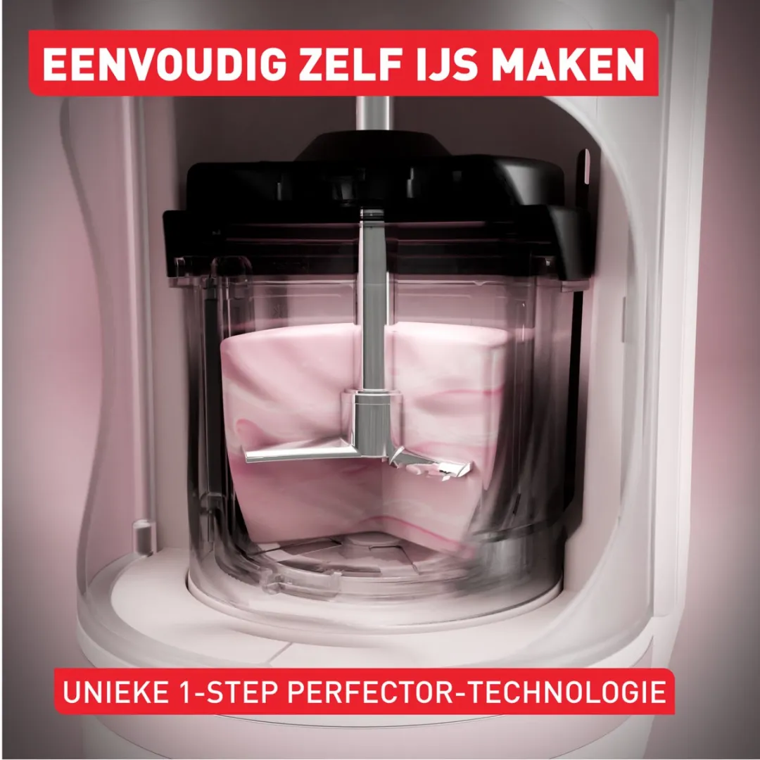 Tefal Dolci IG602AE0 IJsmachine - 10 Programma's - 1,4L - Wit