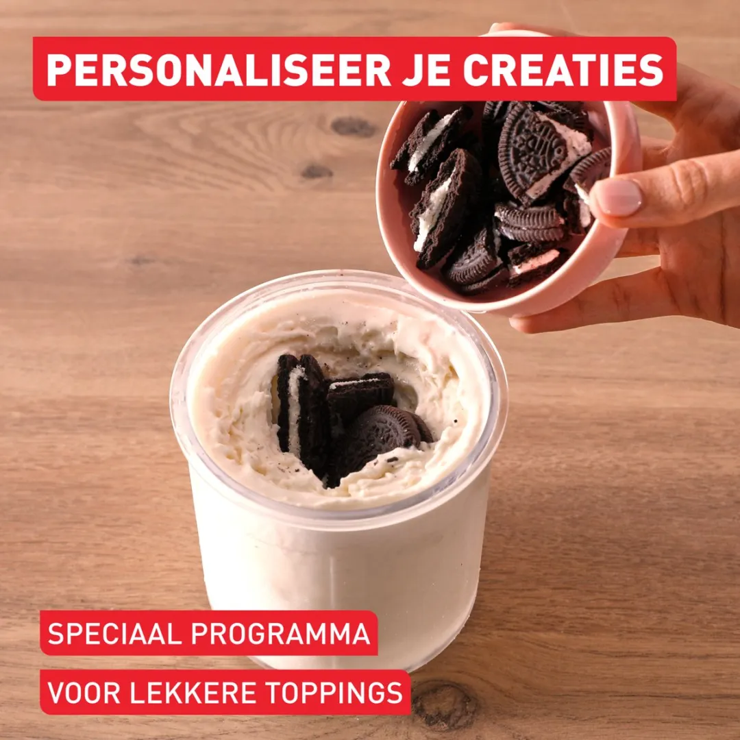 Tefal Dolci IG602AE0 IJsmachine - 10 Programma's - 1,4L - Wit