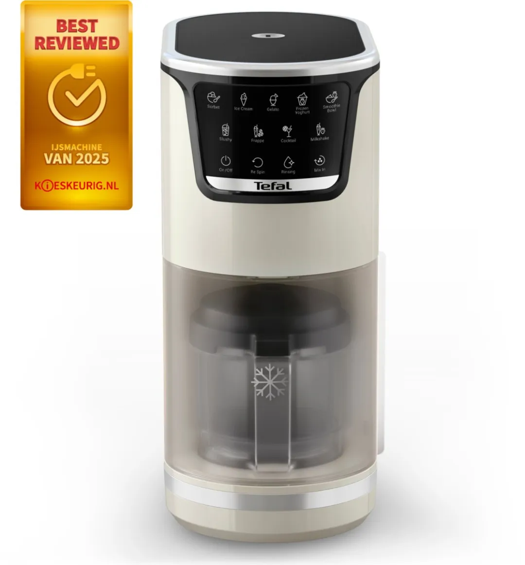 Tefal Dolci IG602AE0 IJsmachine - 10 Programma's - 1,4L - Wit