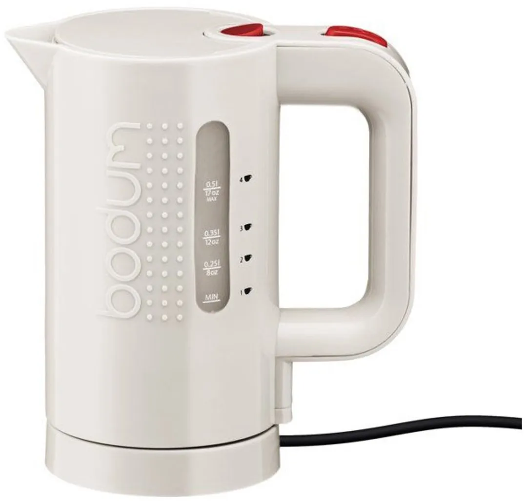 Bodum Bistro Waterkoker 1300W 500ml - Wit - afbeelding 6 van 6