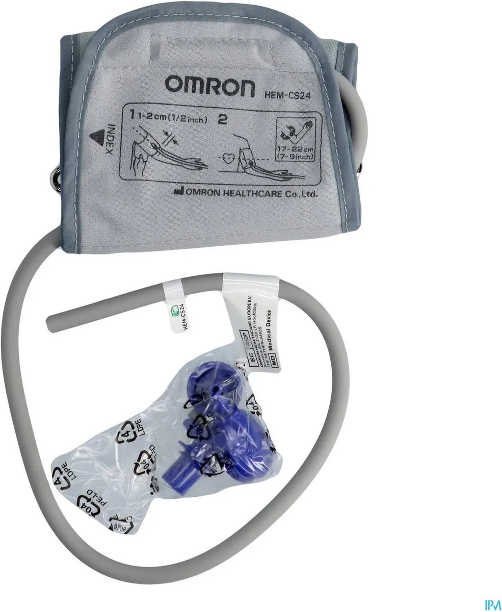 Omron HEM-CS24 Manchet - Maat S - Grijs