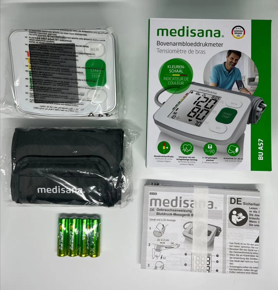 Medisana BU A57 Bovenarm Bloeddrukmeter - Wit