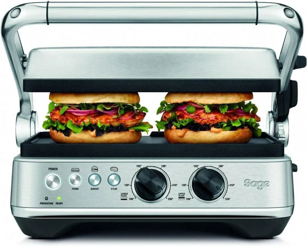 Sage The BBQ & Press SGR700BSS4EEU1 Grill - 1800W - Zilver