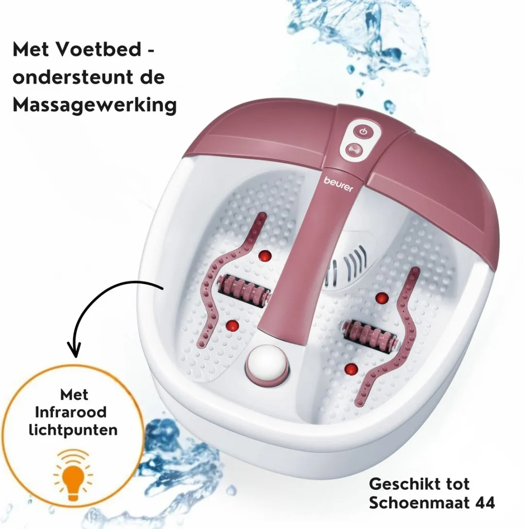 Beurer FB 35 Elektrisch Voetenbad - 140W - 3 Pedicure Opzetstukken