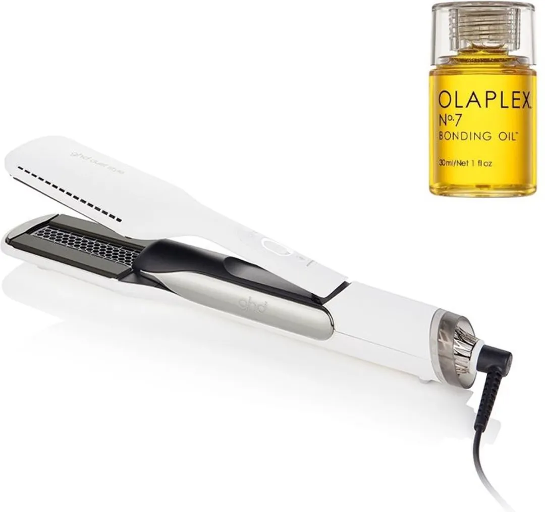 GHD Duet Style White + Olaplex No.7 Bonding Oil 30ml