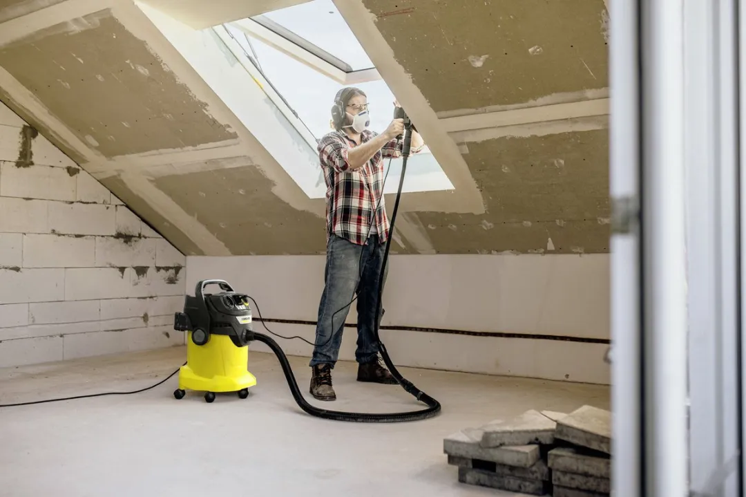 Kärcher KWD 6 P V-25/6/22 Stofzuiger - 1300W - Zwart/Geel