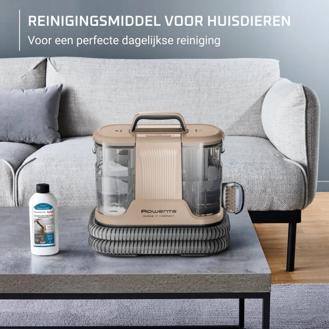 Rowenta Clean It Compact IN3010 Vlekkenreiniger - 400W - Brons - afbeelding 6 van 6