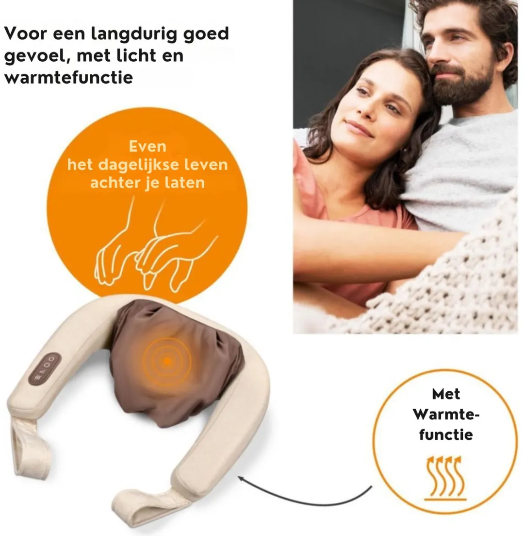 Beurer MG 153 4D Shiatsu Massageapparaat - Nek/Rug/Schouders - 6 Koppen - Verwarming - afbeelding 6 van 6