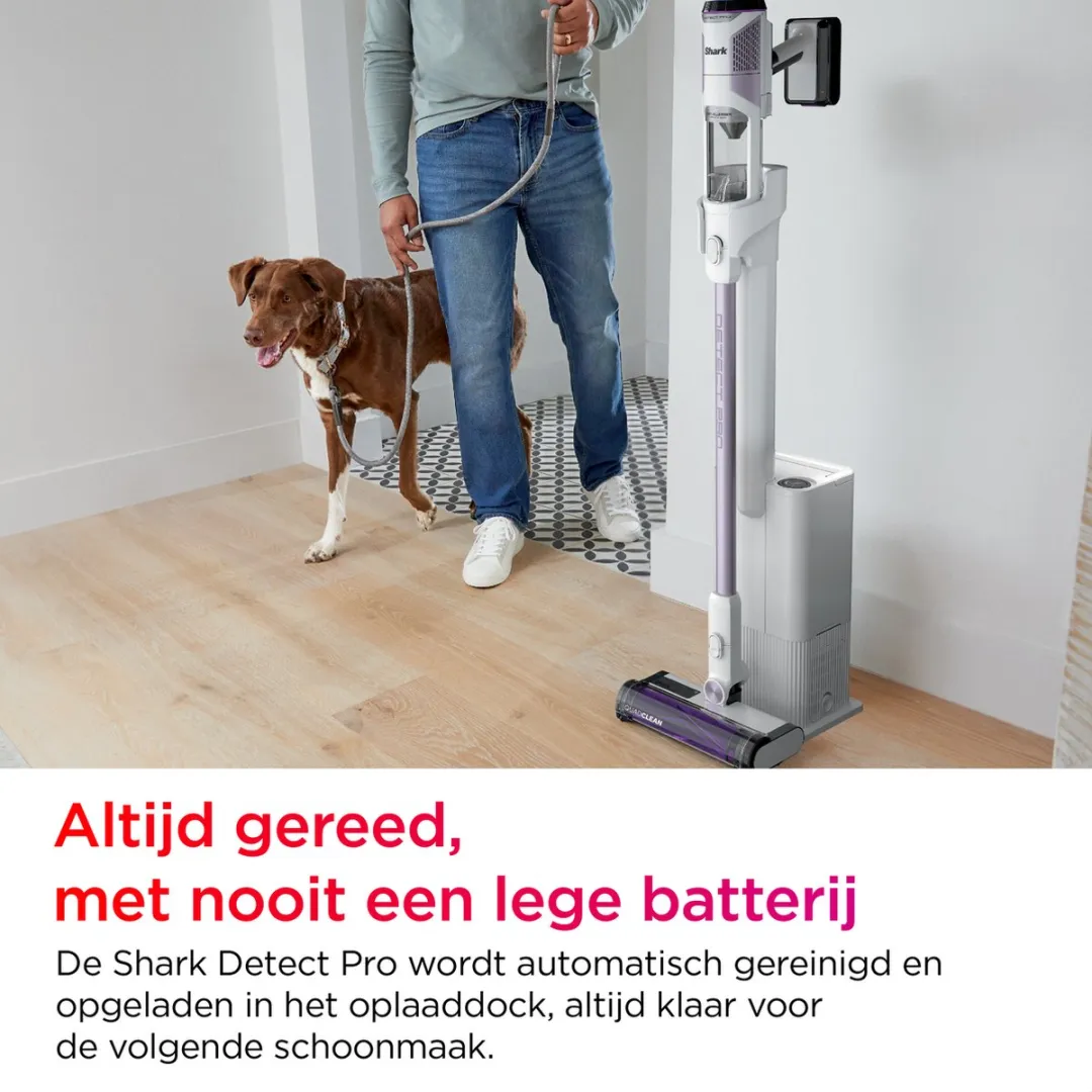 Shark Detect Pro IW3611EU Steelstofzuiger - Wit/Paars
