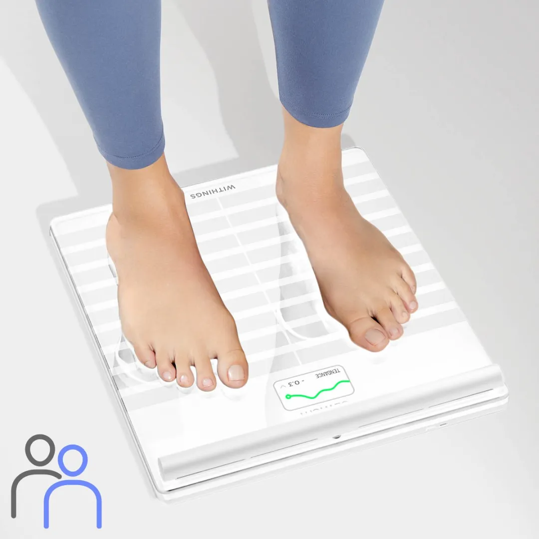 Withings Body Scan WBS08-White-All-Inter Slimme Weegschaal - Wit - afbeelding 6 van 6