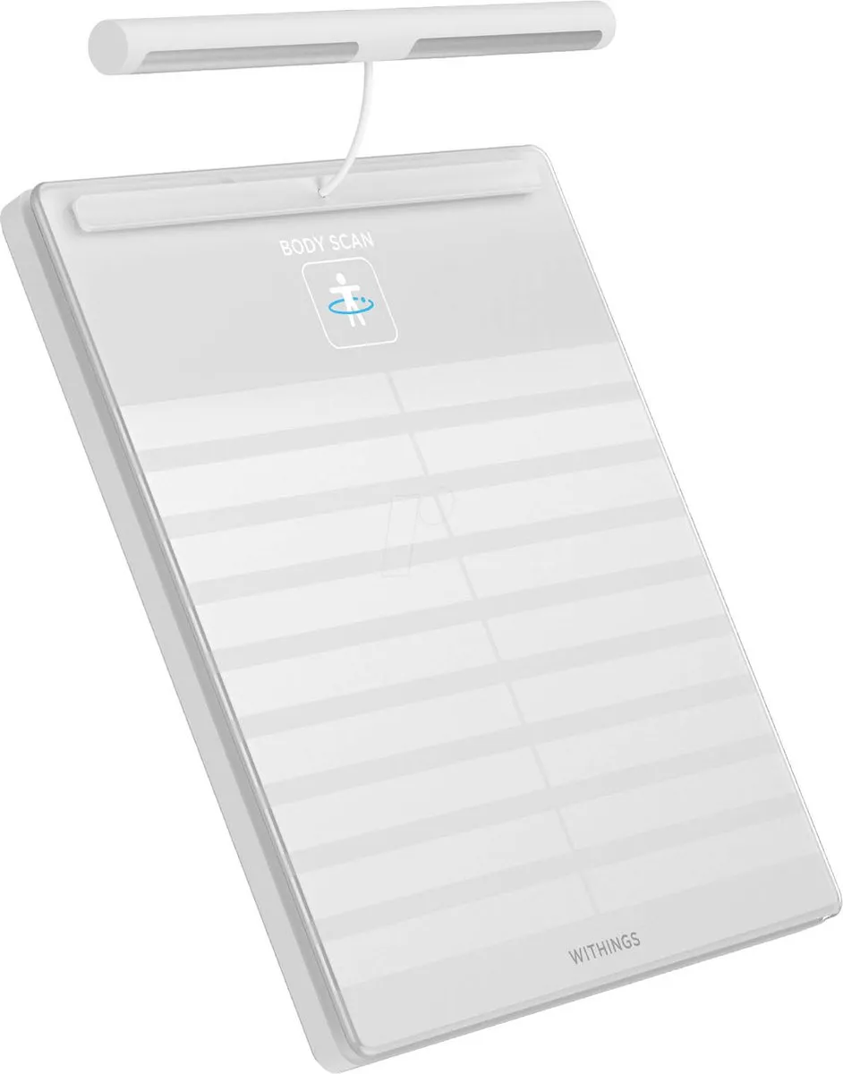 Withings Body Scan WBS08-White-All-Inter Slimme Weegschaal - Wit