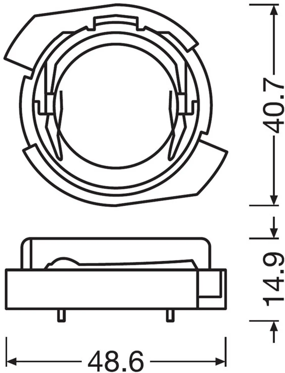 Osram H7 Ledriving Adapter Set 64210DA09