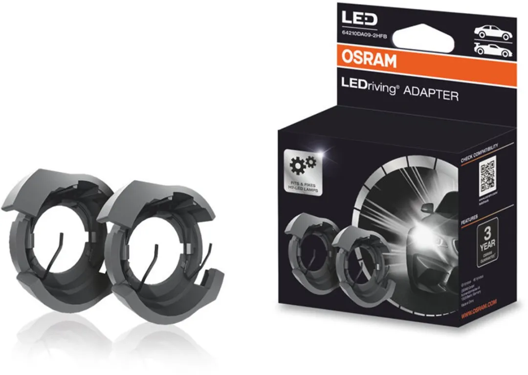 Osram H7 Ledriving Adapter Set 64210DA09