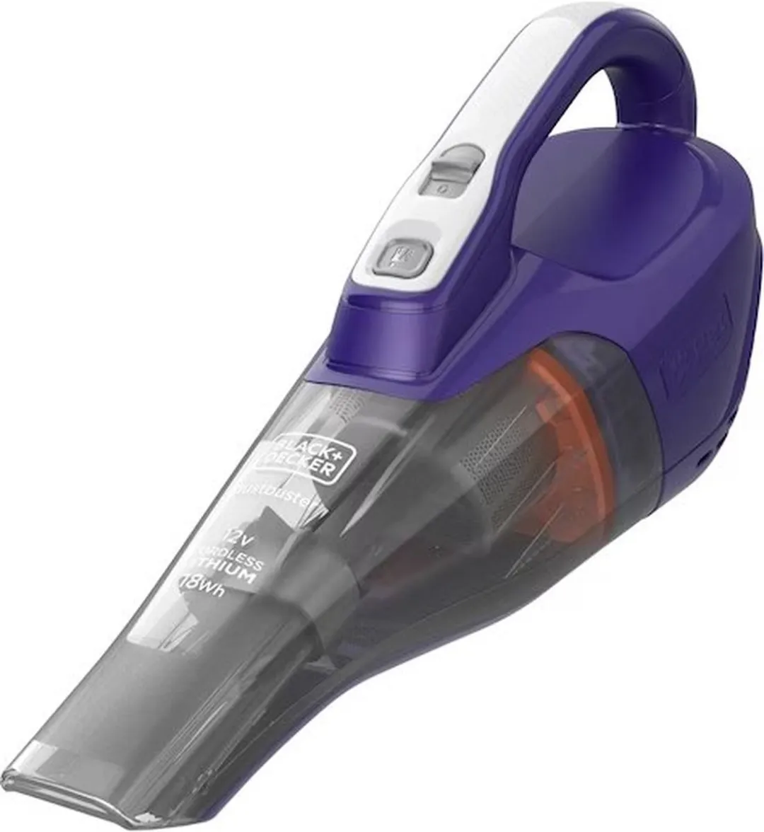 BLACK+DECKER PET Dustbuster DVB315JP Kruimeldief - 0,4L - 22 Airwatts - Paars/Wit - afbeelding 6 van 6