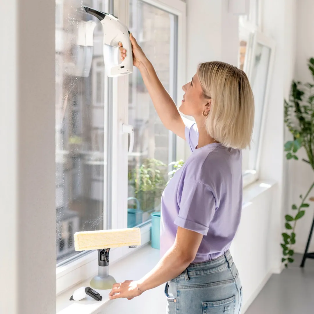 Kärcher WV 1 Plus Frame Edition Window Vac - 25 minuten - Wit