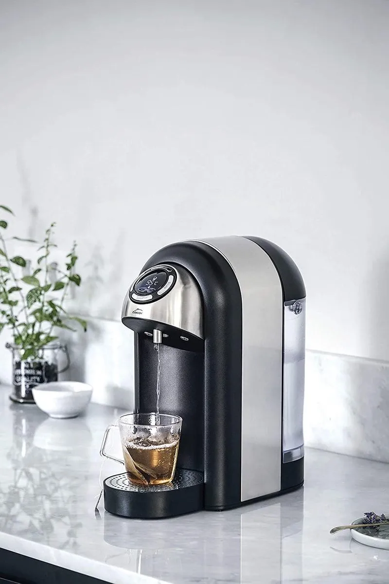 Lacor 69298 Heetwaterdispenser 2L - 2400W - Zwart/RVS