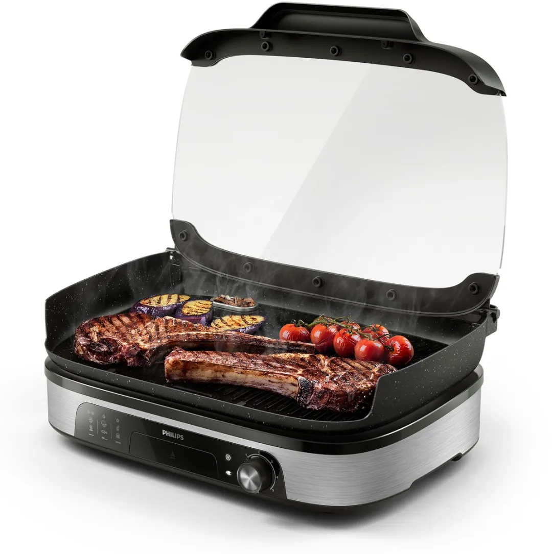 Philips Tafelgrill HD6212/90 2400W - 2 Platen
