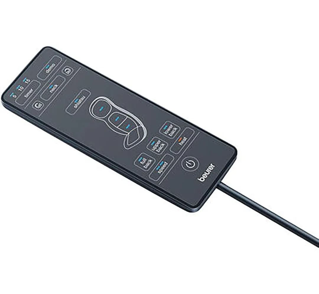 Beurer MG 254 Shiatsu Massagekussen - 4 Koppen - Verwarming - Zwart