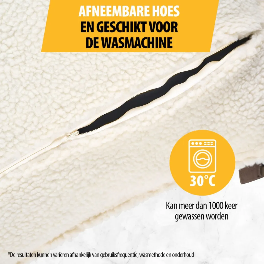 Tristar BW-4798 Warmtekussen - Draadloos 60x45cm - 3 standen - Beige