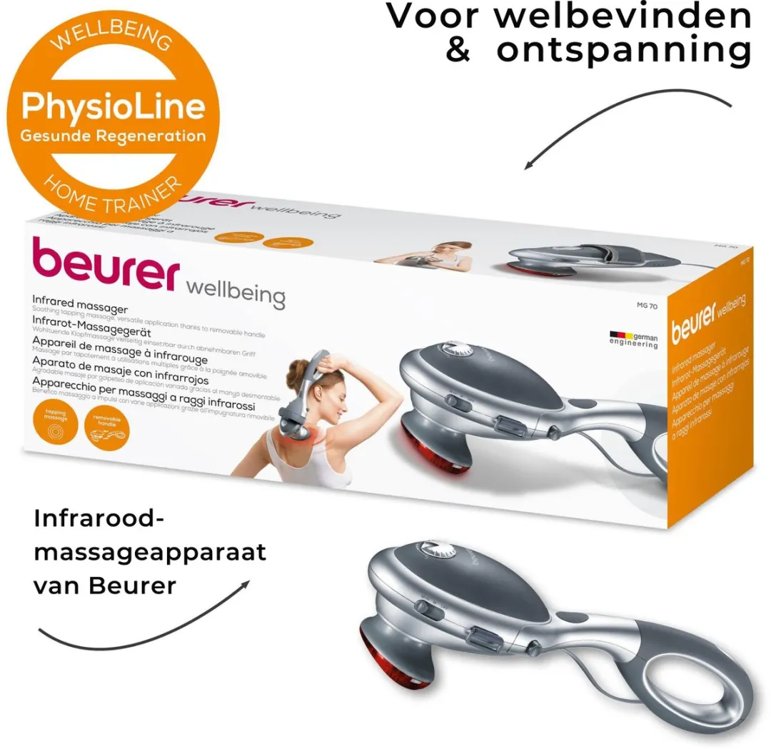 Beurer MG 70 Massageapparaat - Infrarood - Grijs - afbeelding 6 van 6
