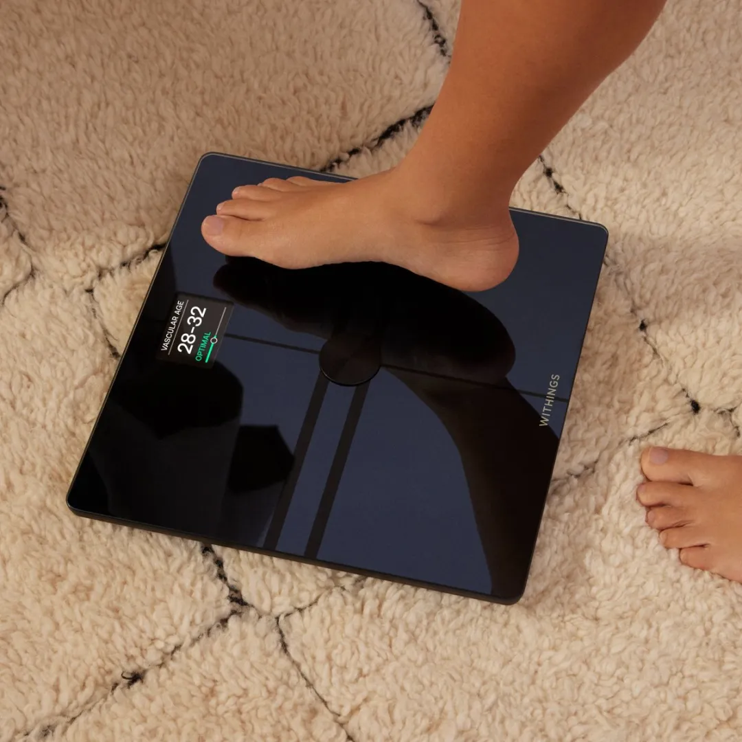 Withings Body Comp WBS12-Black-All-Inter Slimme Weegschaal - Zwart
