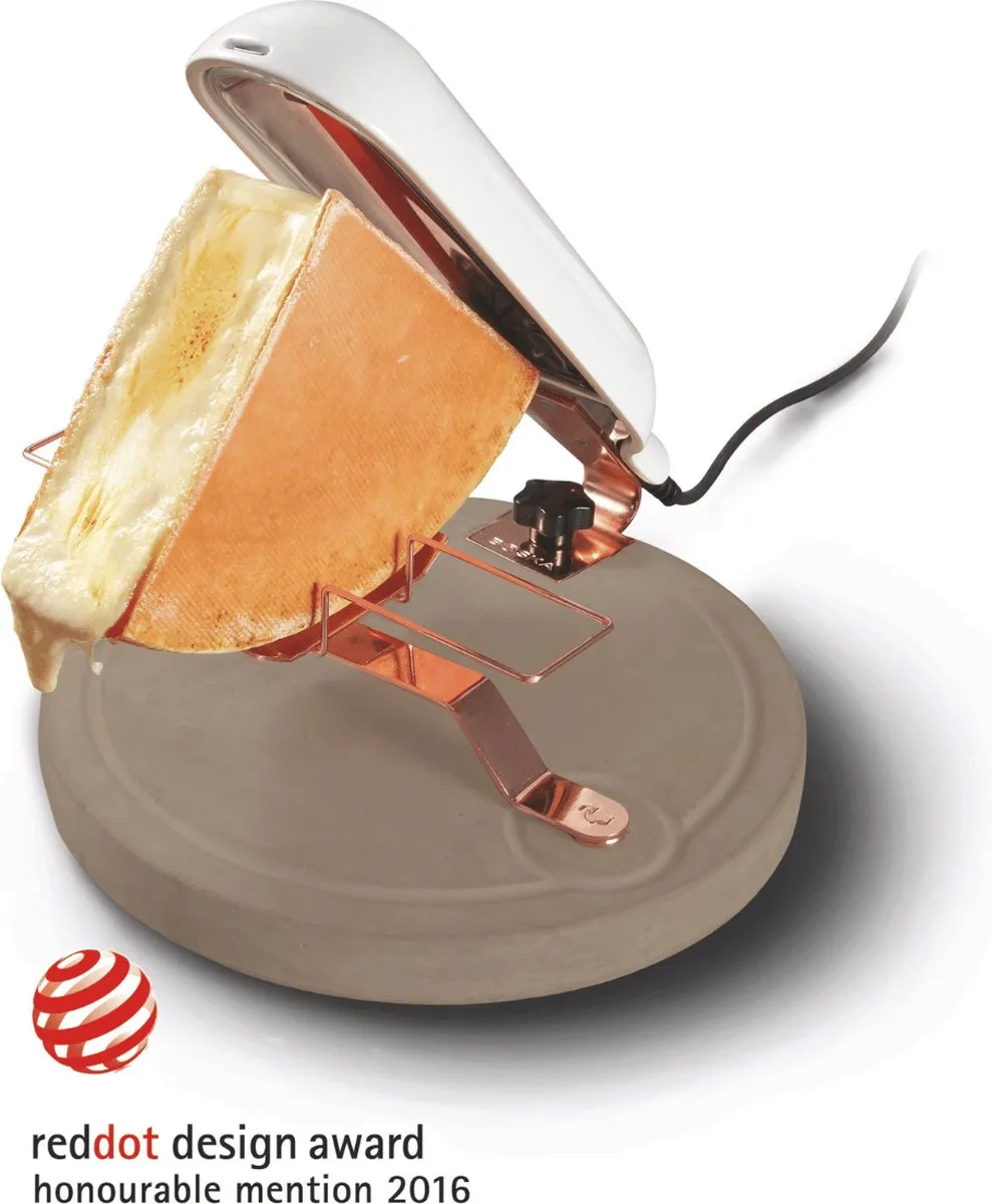 Boska Raclette Quattro Beton Kaasraclette - 4 Personen 340W - Wit Keramiek