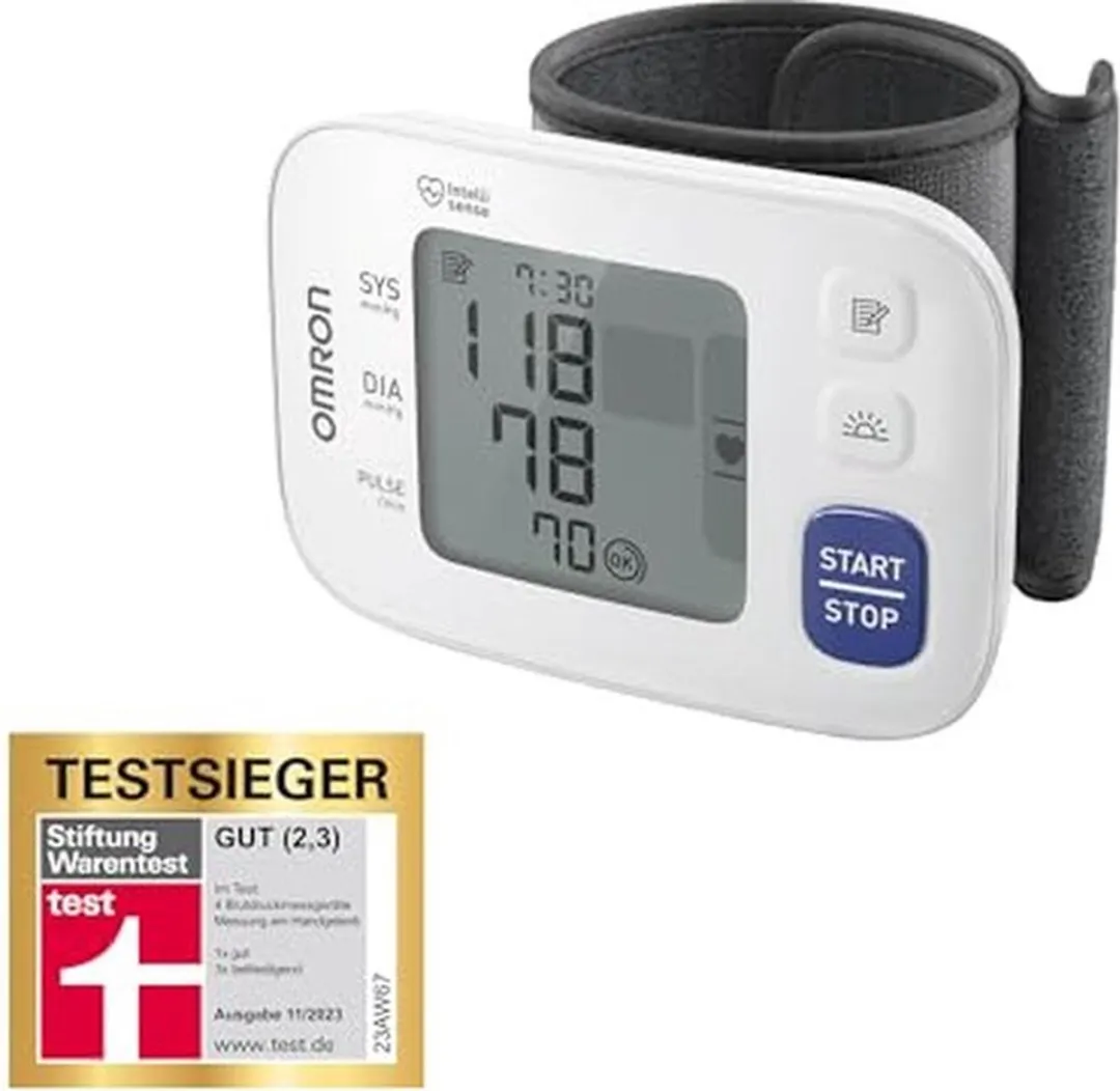 Omron RS4 Polsbloeddrukmeter - 60 Metingen - Witte manchet 13,5-21cm