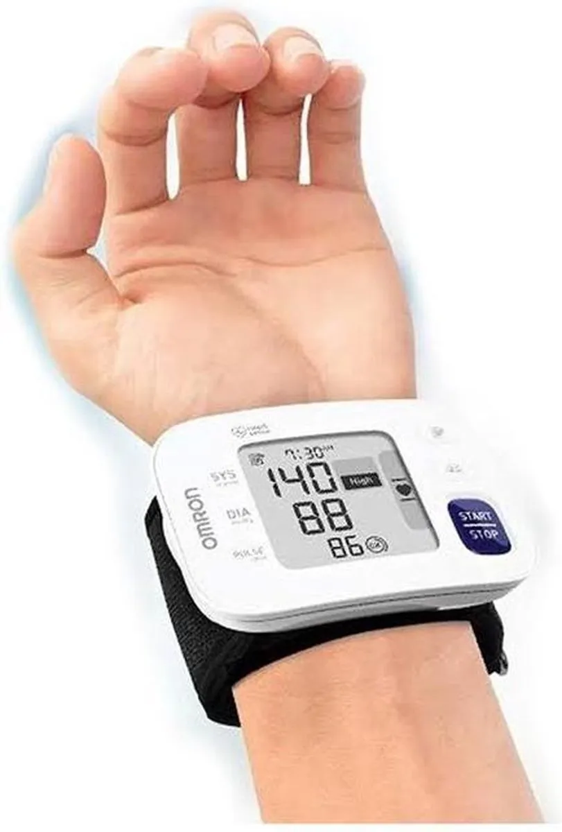 Omron RS4 Polsbloeddrukmeter - 60 Metingen - Witte manchet 13,5-21cm
