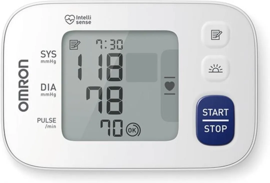 Omron RS4 Polsbloeddrukmeter - 60 Metingen - Witte manchet 13,5-21cm