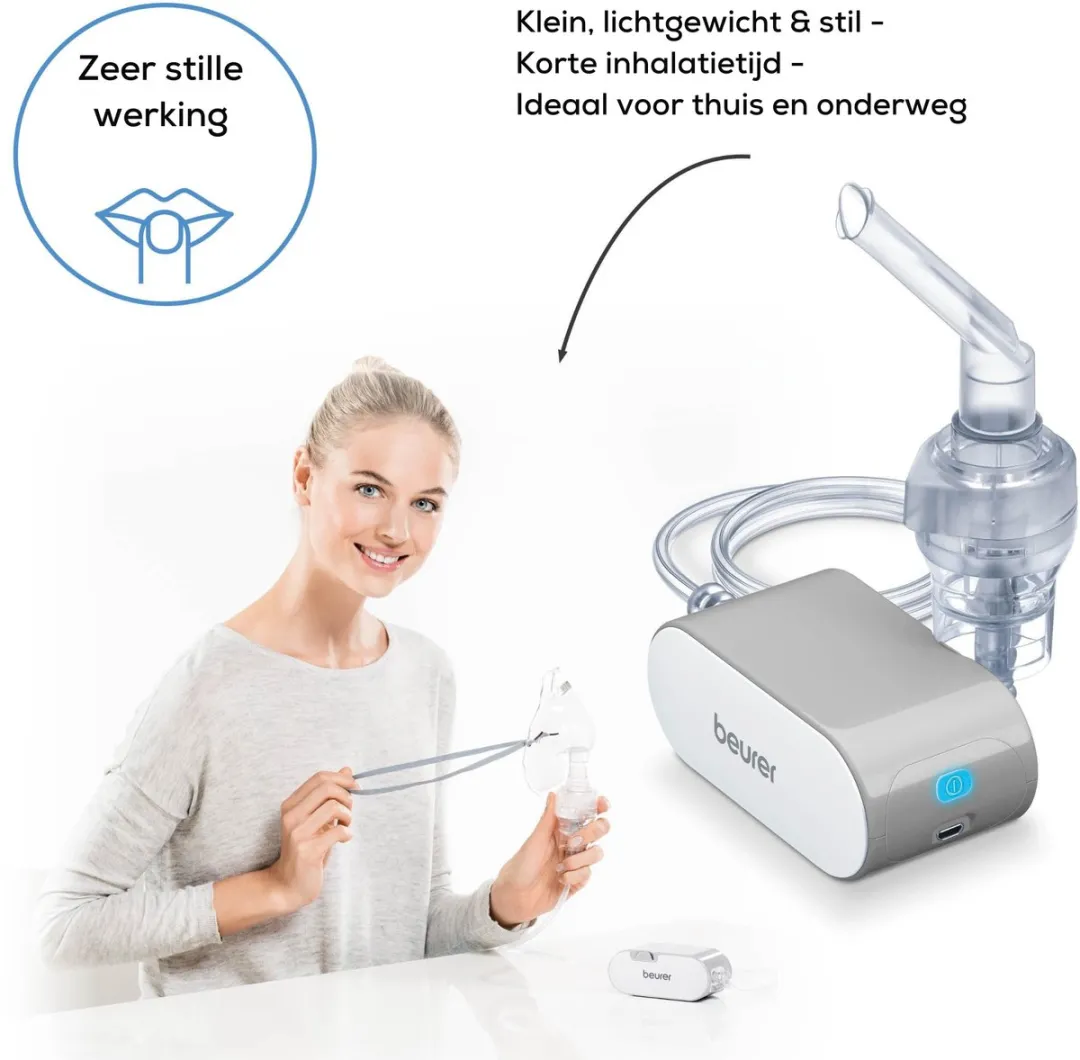 Beurer IH 58 Aerosoltoestel - Vernevelaar - 0,25ml