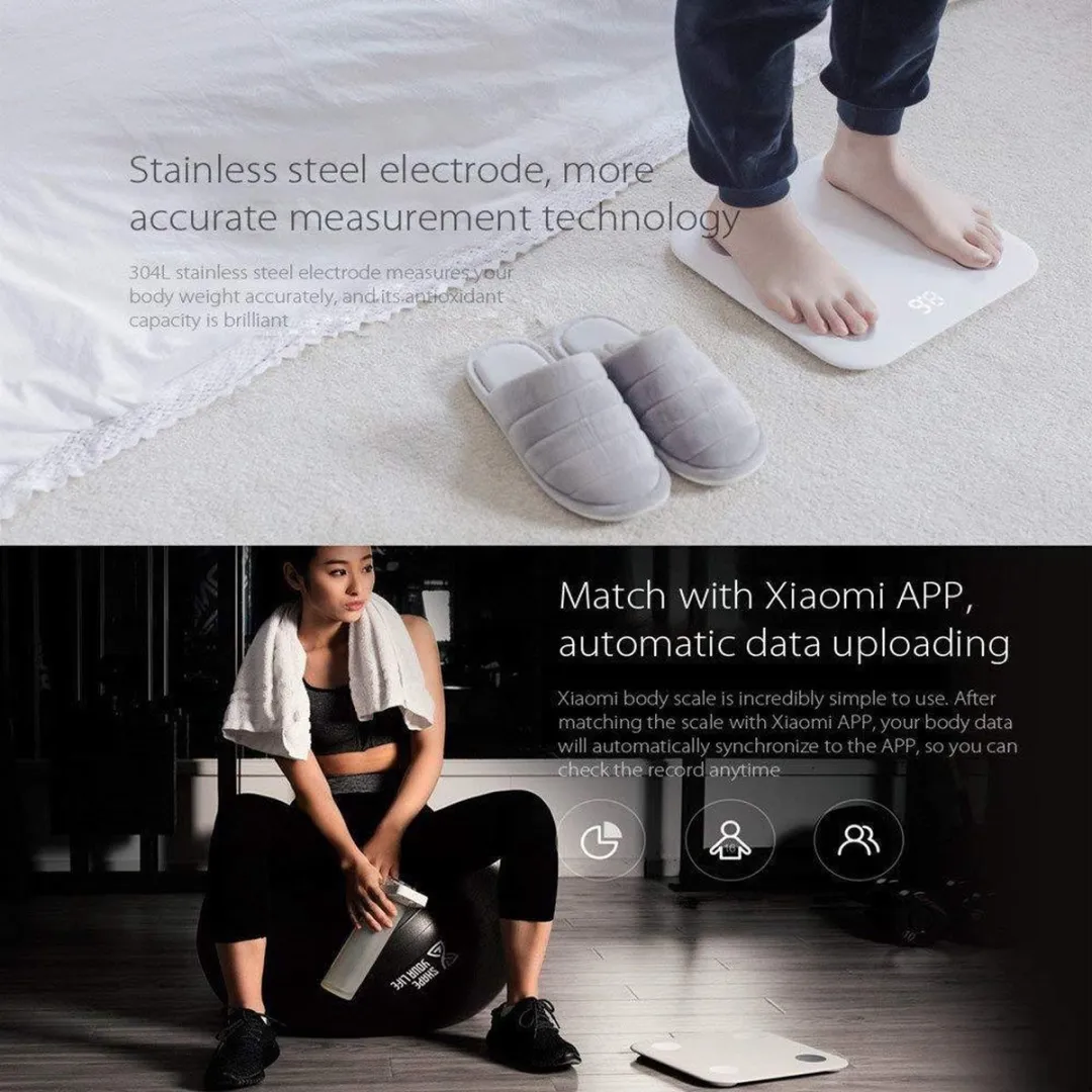 Xiaomi Lichaamsanalyseweegschaal 15828 - Wit