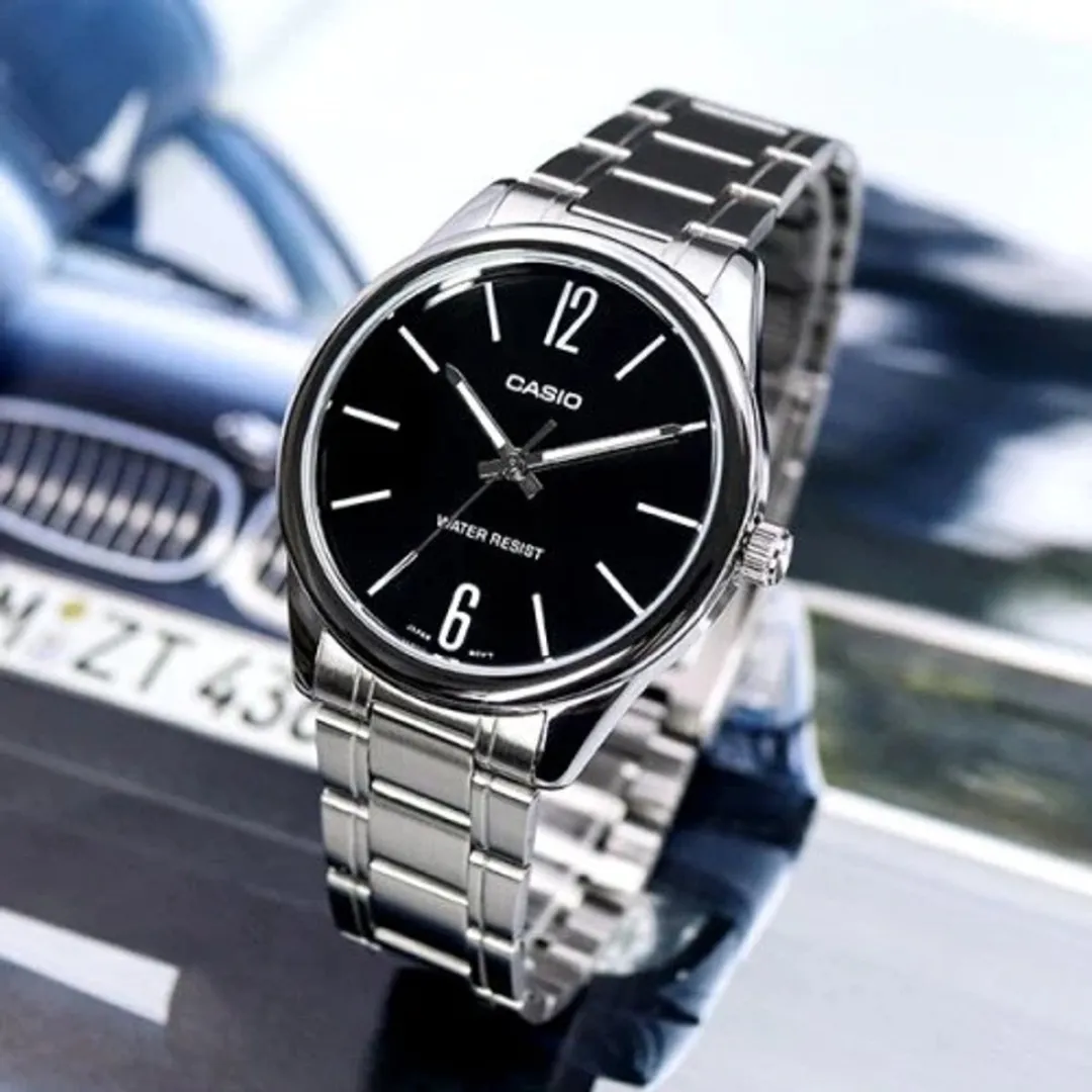 Casio MTP-V005D-1B Herenhorloge - Zwart