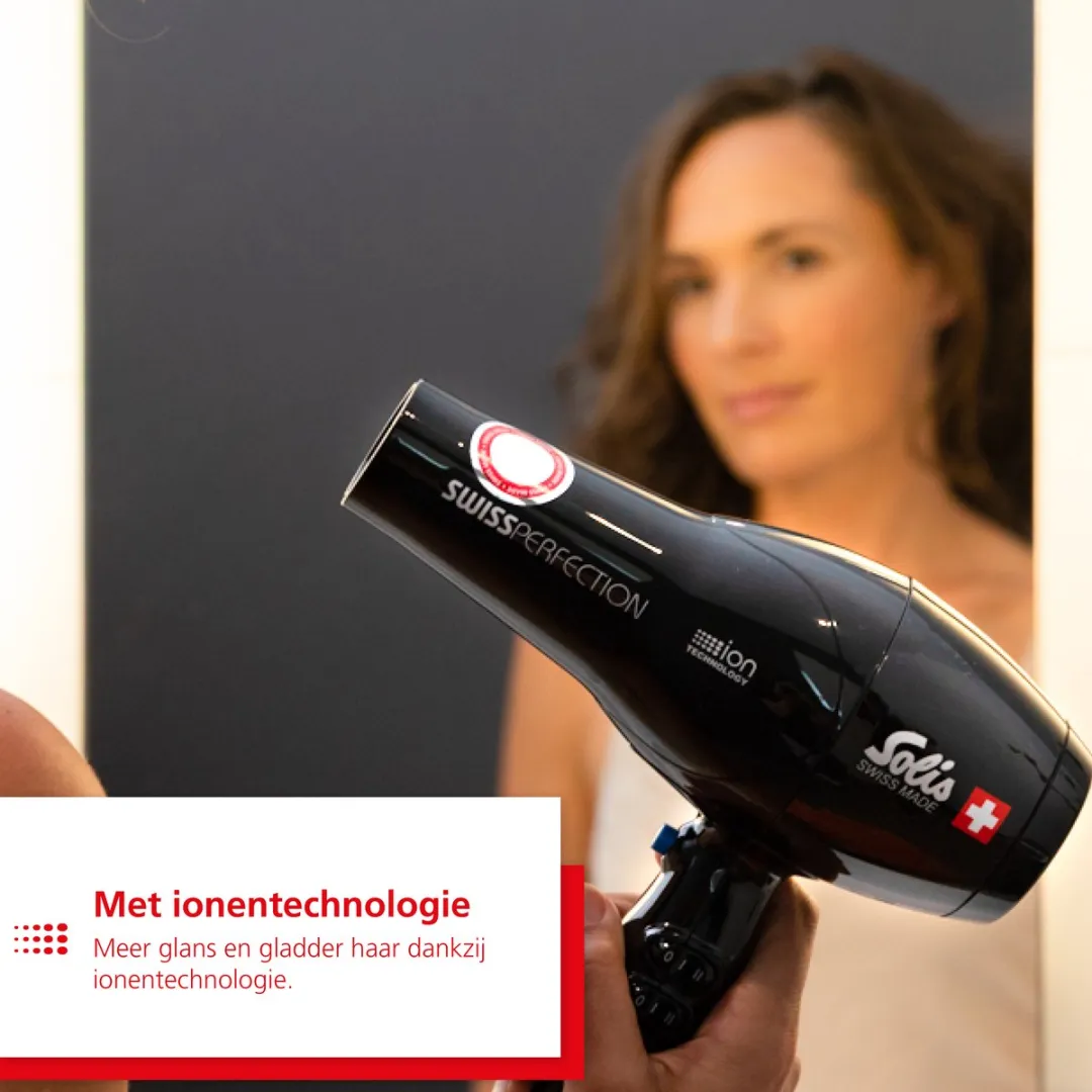 Solis Swiss Perfection 440 Haardroger 2300W - Zwart
