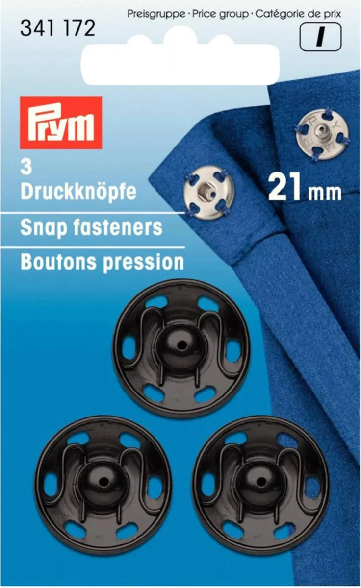 Prym Aannaaibare Drukknoop 21mm - 3 Stuks