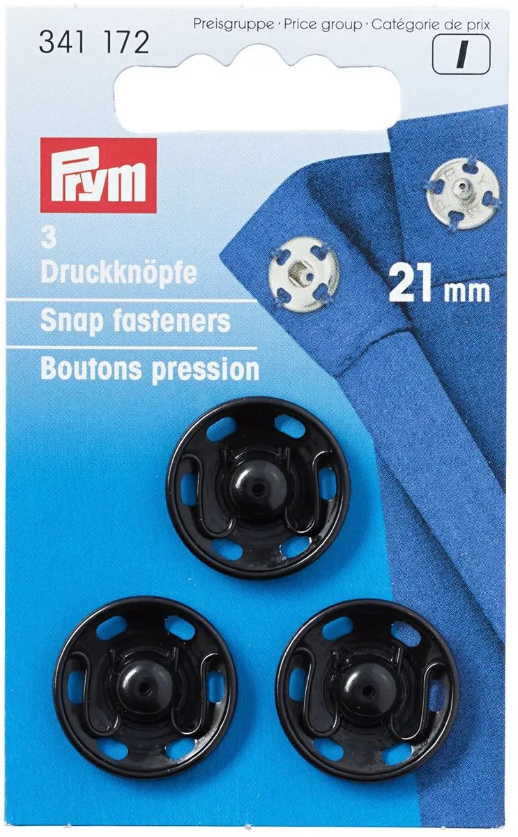 Prym Aannaaibare Drukknoop 21mm - 3 Stuks