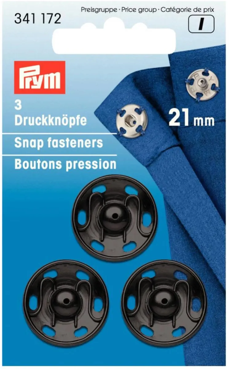 Prym Aannaaibare Drukknoop 21mm - 3 Stuks