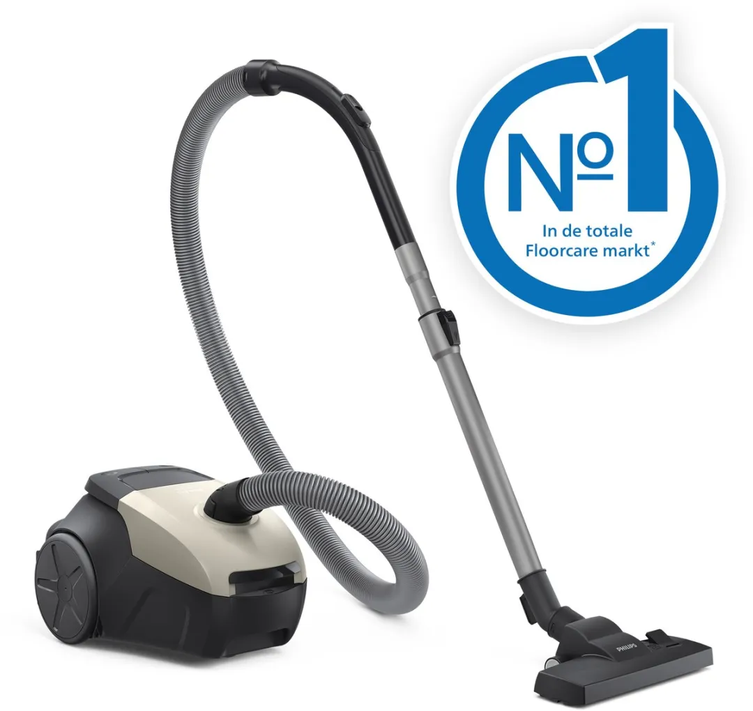 Philips 1000-Serie XD1101/10 Stofzuiger - 800W - 3L - Zwart/Beige