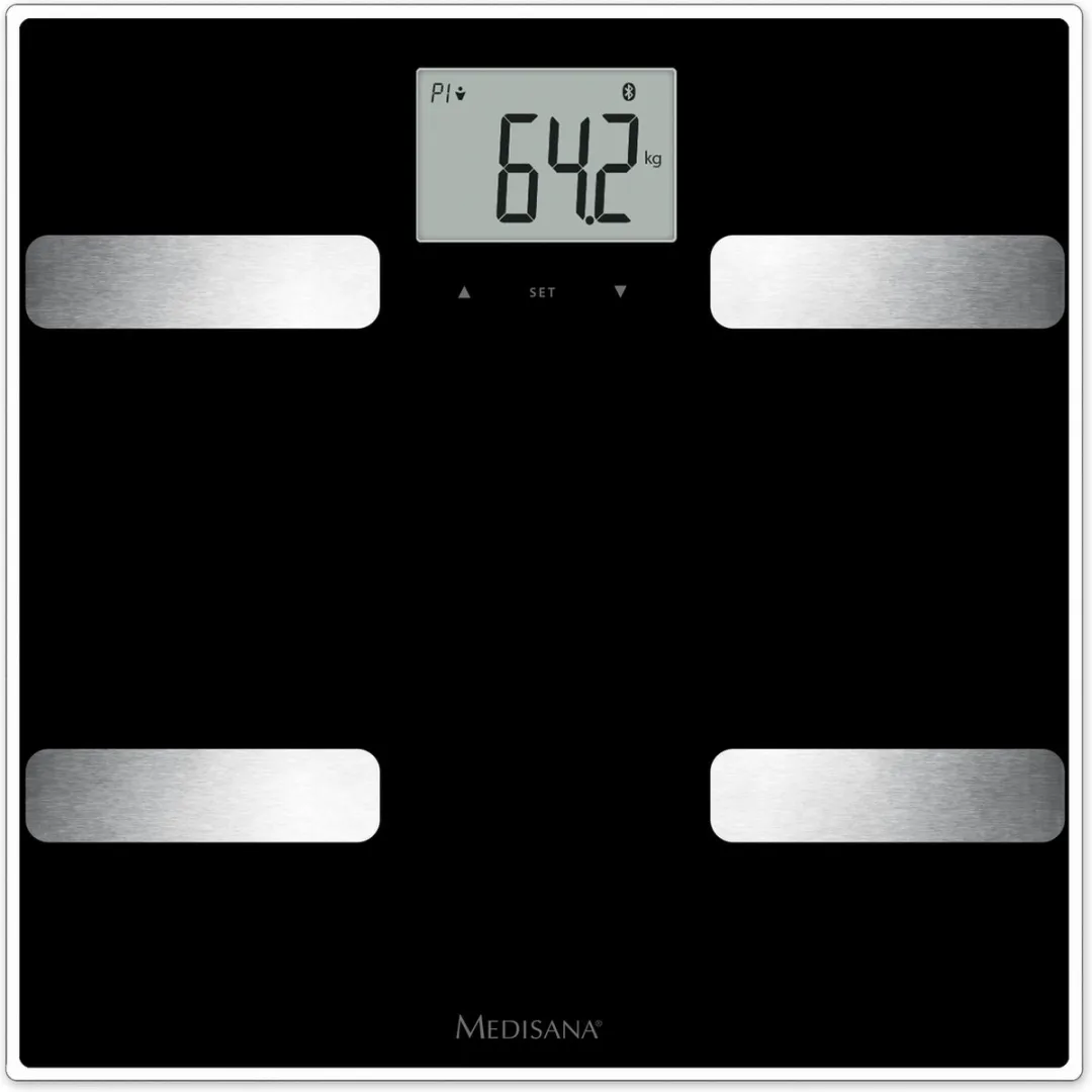 Medisana BS A41 Connect Lichaamsanalyseweegschaal - 180kg - 8 Personen - Zwart