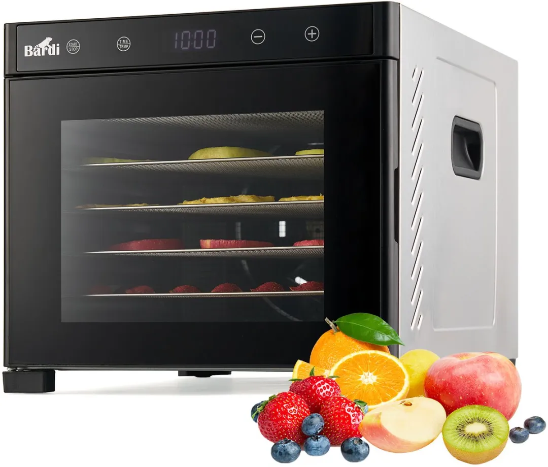 Bardi Professionele Voedseldroger 6 Laags 650W
