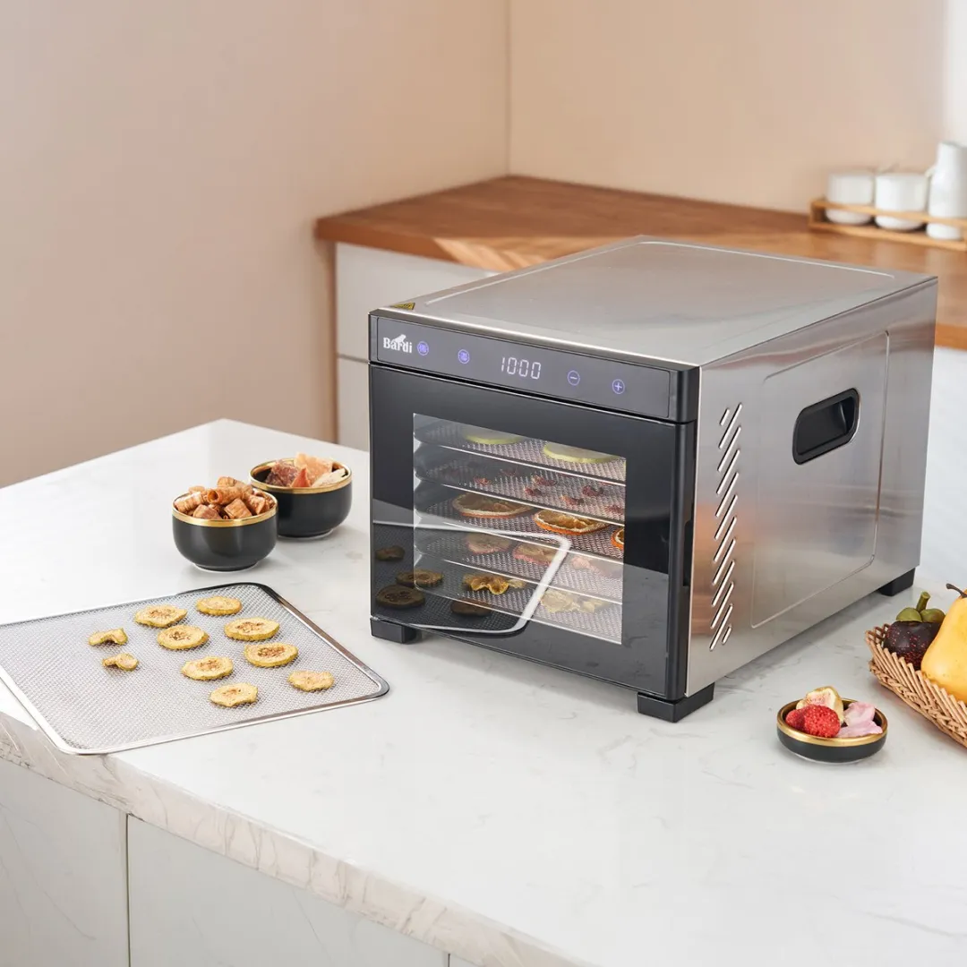 Bardi Professionele Voedseldroger 6 Laags 650W - 8 Programma's - MPN 50377