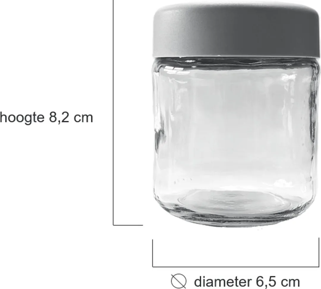 Severin 3514 Reserve Portieglazen 7x150ml - Zwart