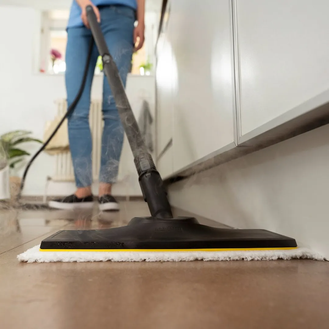 Kärcher EasyFix Vloermondset SC 1 2.863-338.0 - 2 Verlengbuizen - Microvezel - Zwart/Wit/Geel