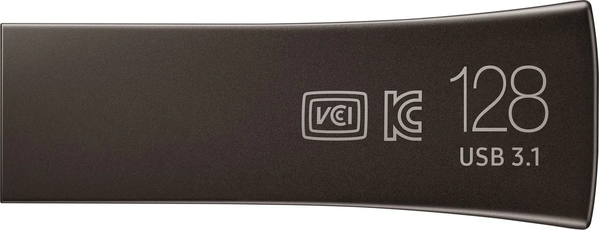 Samsung BAR Plus USB Stick 128GB - Titaan grijs